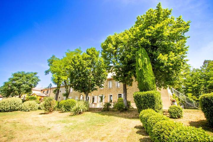 Chambre d’hôte pour 2 personnes, avec terrasse et vue ainsi que piscine et jardin à Limoux - 4