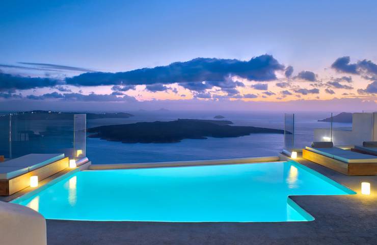 Casa de vacaciones para 6 personas, con terraza en Imerovigli
