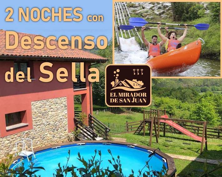 Casa rural para 4 personas, con piscina además de terraza y jardín en Parres