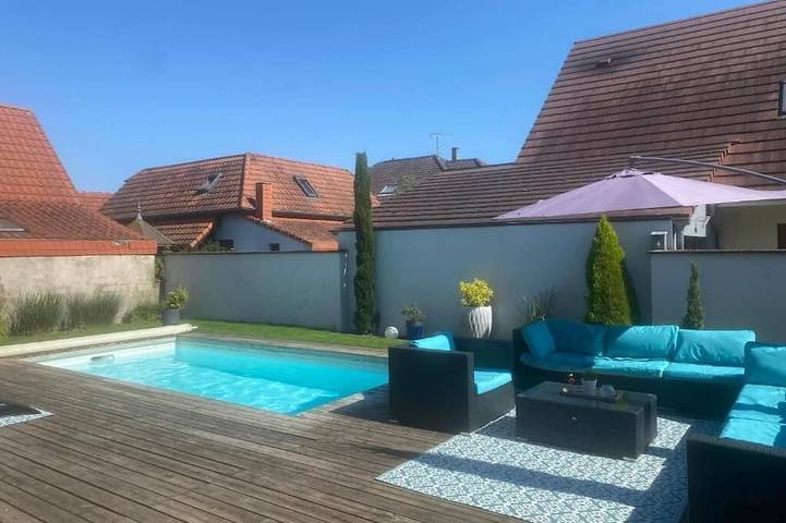 Villa pour 6 personnes, avec terrasse et jardin