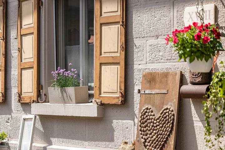 Room 'Hofblick' with Shared Garden and Wi-Fi in Rosenfeld, Neckar-Alb