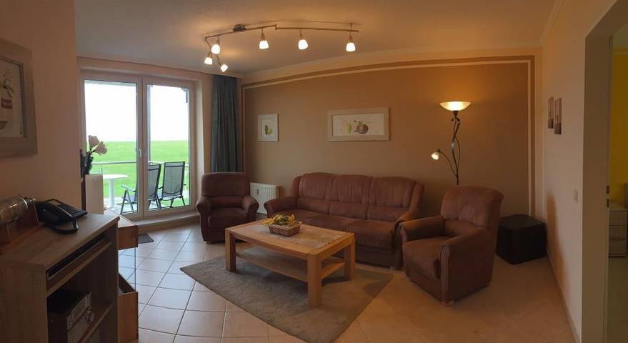 Ferienwohnung für 2 Personen, mit Balkon in Norddeich - 3