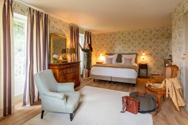 Location de vacances pour 2 personnes, avec piscine ainsi que jardin et vue, animaux acceptés à Candé-sur-Beuvron - 4