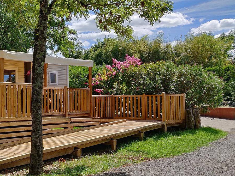 Camping Les Peupliers - Mobilhome 4 personnes - Supérieur 2 chambres in Saint-Maurice-d'Ardèche, Ardèche