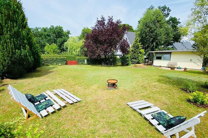 Bungalow für 2 Personen, mit Garten