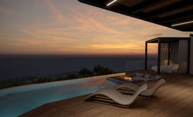 Villa für 2 Personen, mit Meerblick und Balkon auf Zakynthos