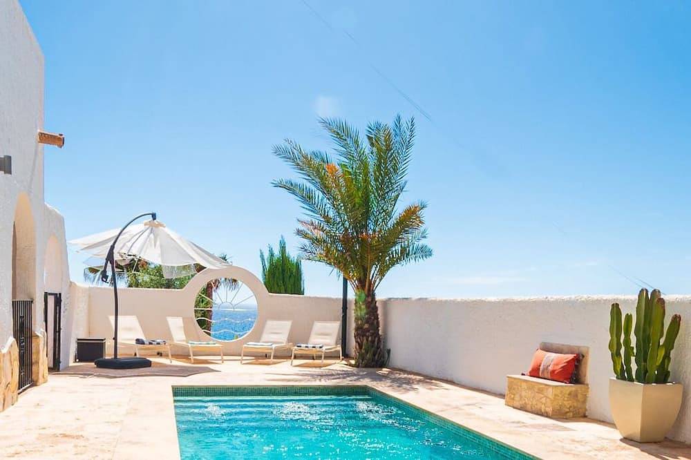 Gerade Hinzugefügt! Private Villa Mit Herrlichem Meerblick 150 m Zum Strand in Playa de las Ventanicas, Mojácar