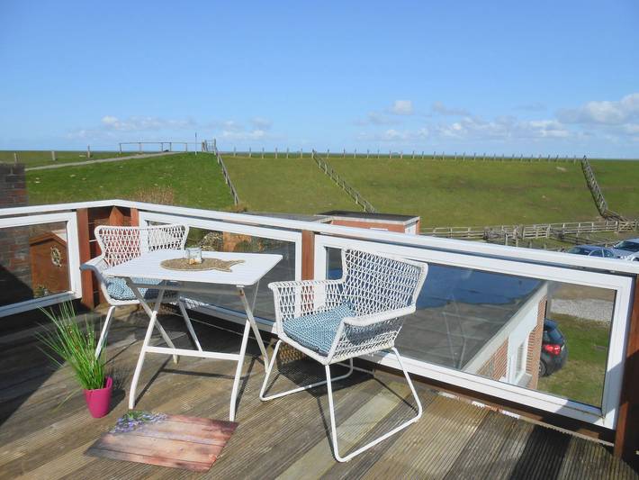 Ferienwohnung für 6 Personen, mit Balkon und Sauna sowie Ausblick, kinderfreundlich - 1