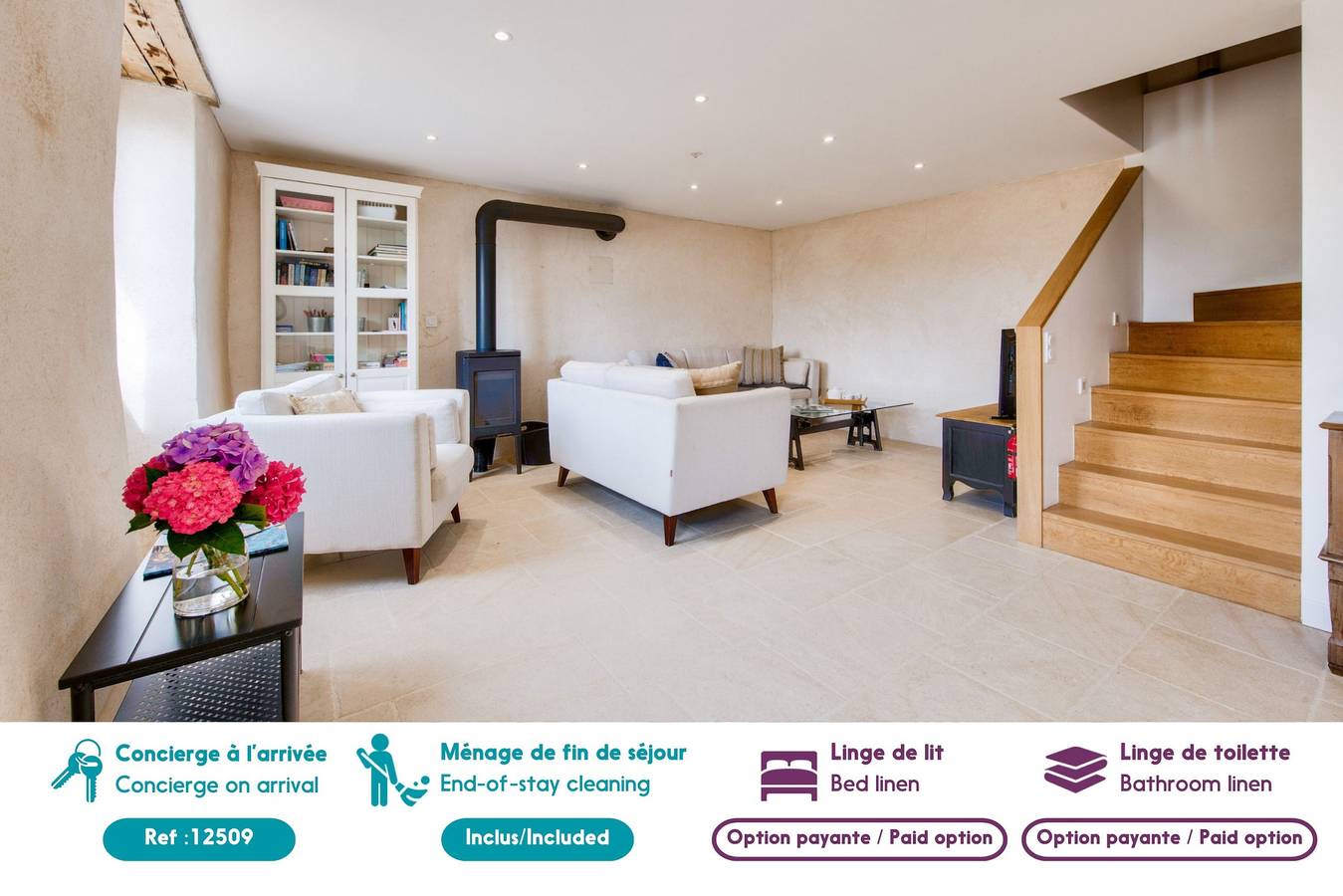 Maison de vacances pour 6 personnes avec terrasse in Kerlouan, Région de Brest