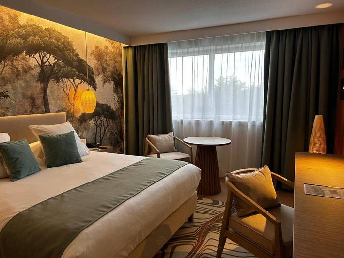 Hôtel pour 3 personnes, avec sauna ainsi que terrasse et piscine à La Tour-de-Salvagny - 2