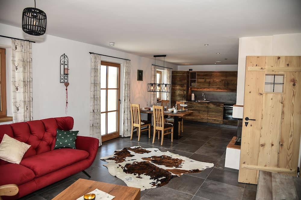 Ganze Wohnung, Cozy holiday chalet with top facilities - Hausen on the ground floor - near Chiemsee in Pittenhart, Chiemsee
