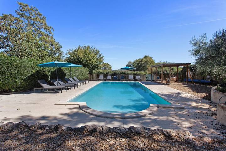 Casa vacanze 'Les Mirandes - La Source' con terrazza privata, giardino e Wifi in Montmoreau-Saint-Cybard, Charente