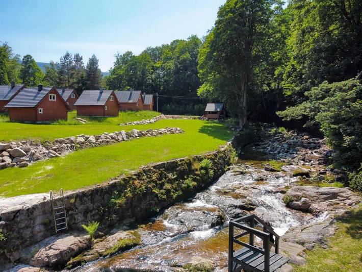 Dom dla 6 osób, z ogród i sauna oraz widok, zwierzęta dozwolone w Jelenia Góra