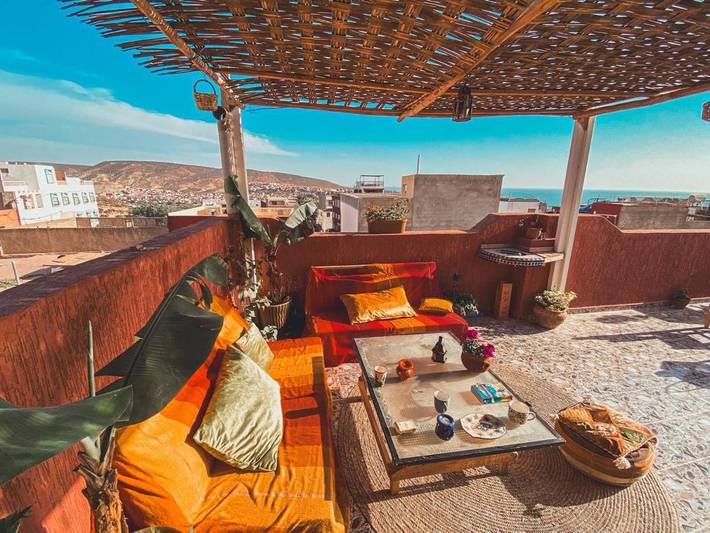 Auberge pour 2 personnes, avec terrasse