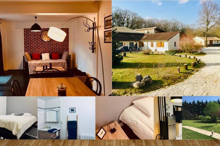 Location de vacances pour 4 personnes, avec jardin et vue à Vineuil - 2