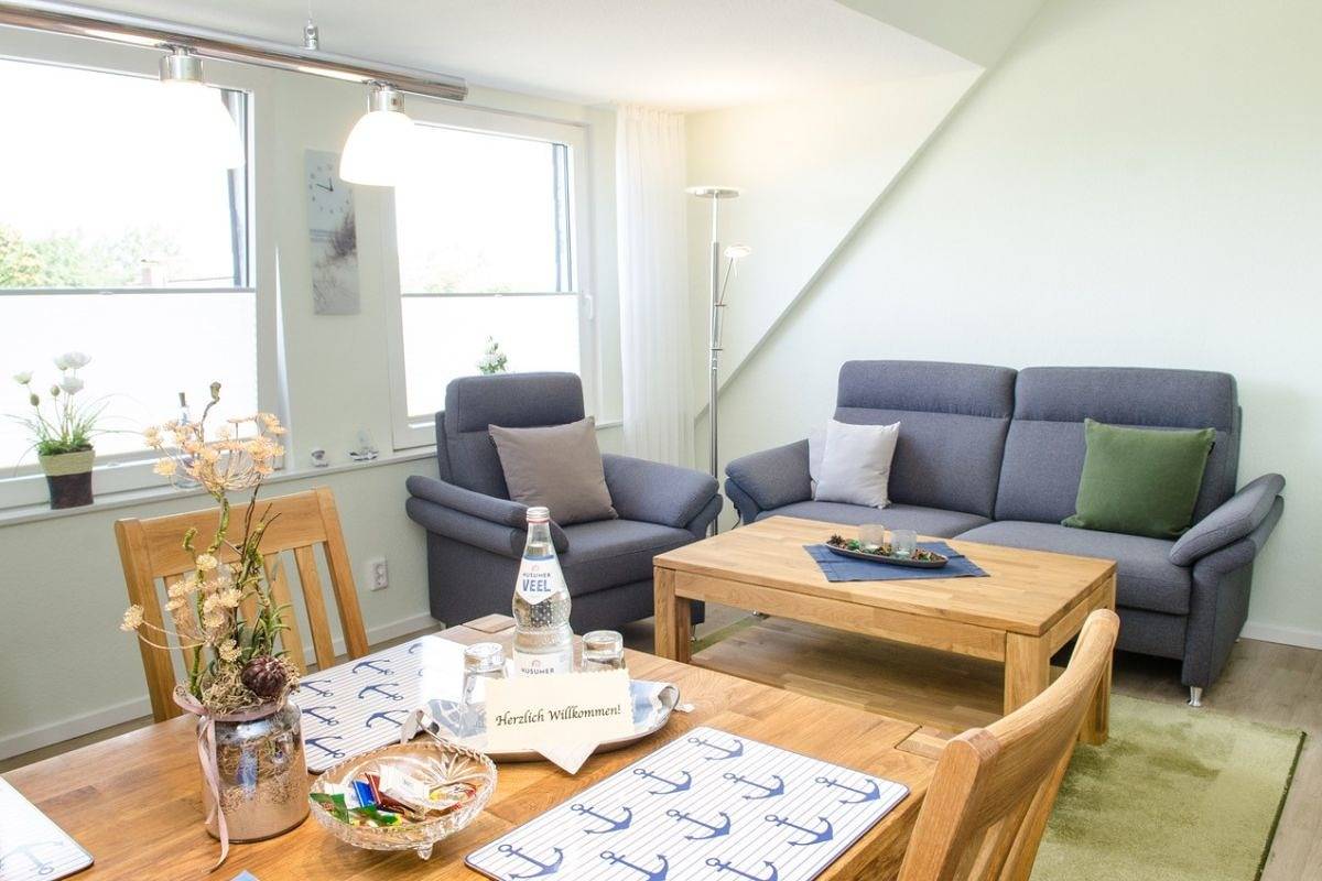 Hel ferielejlighed, Ferienwohnungen Jensen - holiday flat "Die Flut" - 2-rooms in Lund (Husum), Husum (Slesvig)
