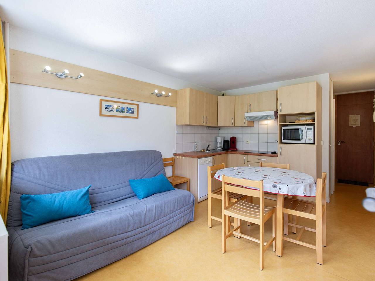 Ganze Wohnung, Wohnung 6 Pers - 1 Sz, direkt an der Piste mit Balkon - La Mongie in La Mongie, Bagnères-de-Bigorre