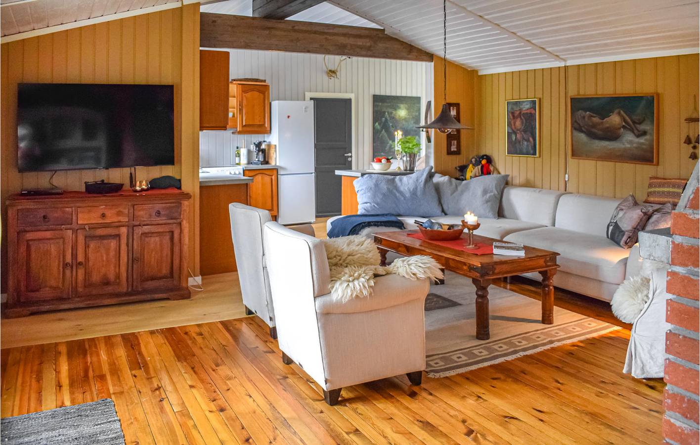 Ferienhaus für 7 Personen mit Terrasse in Hjartdal