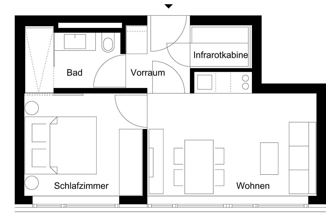 Geheel vakantieappartement, Warths!Ap 2er in Warth, Bregenzerwoud