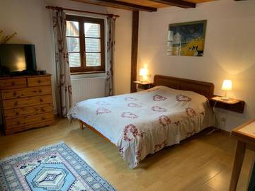 Gîte pour 2 personnes, avec piscine et vue à Hunawihr