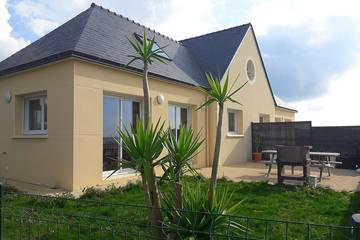 Gîte pour 6 personnes, avec jardin et terrasse, animaux acceptés dans Plage Porz Liogan Le Conquet