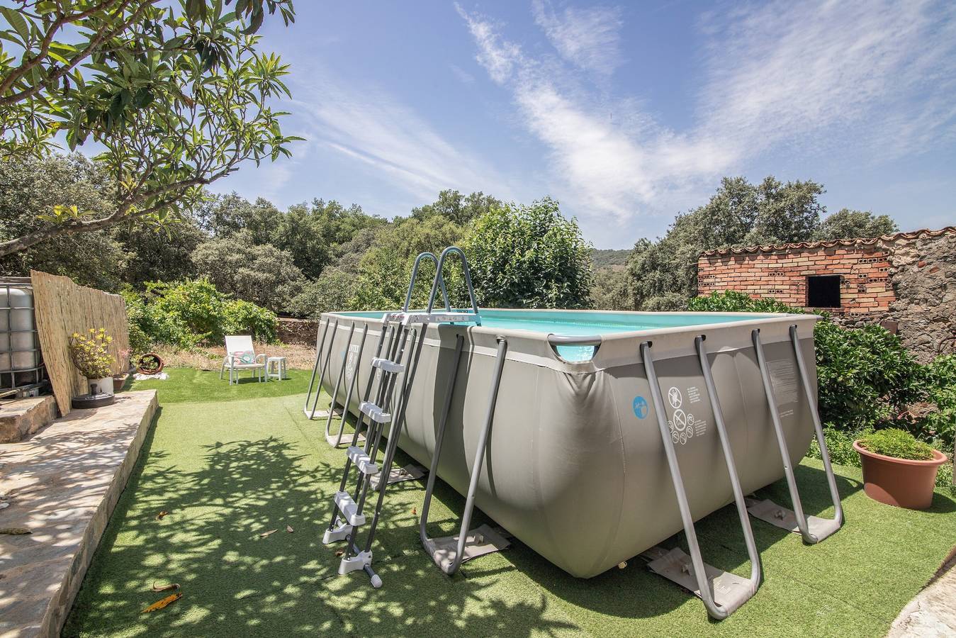 Ferienhaus 'Casa Enriqueta' mit Bergblick, privatem Pool und privater Terrasse in Almonaster la Real, Sierra de Aracena y Picos de Aroche