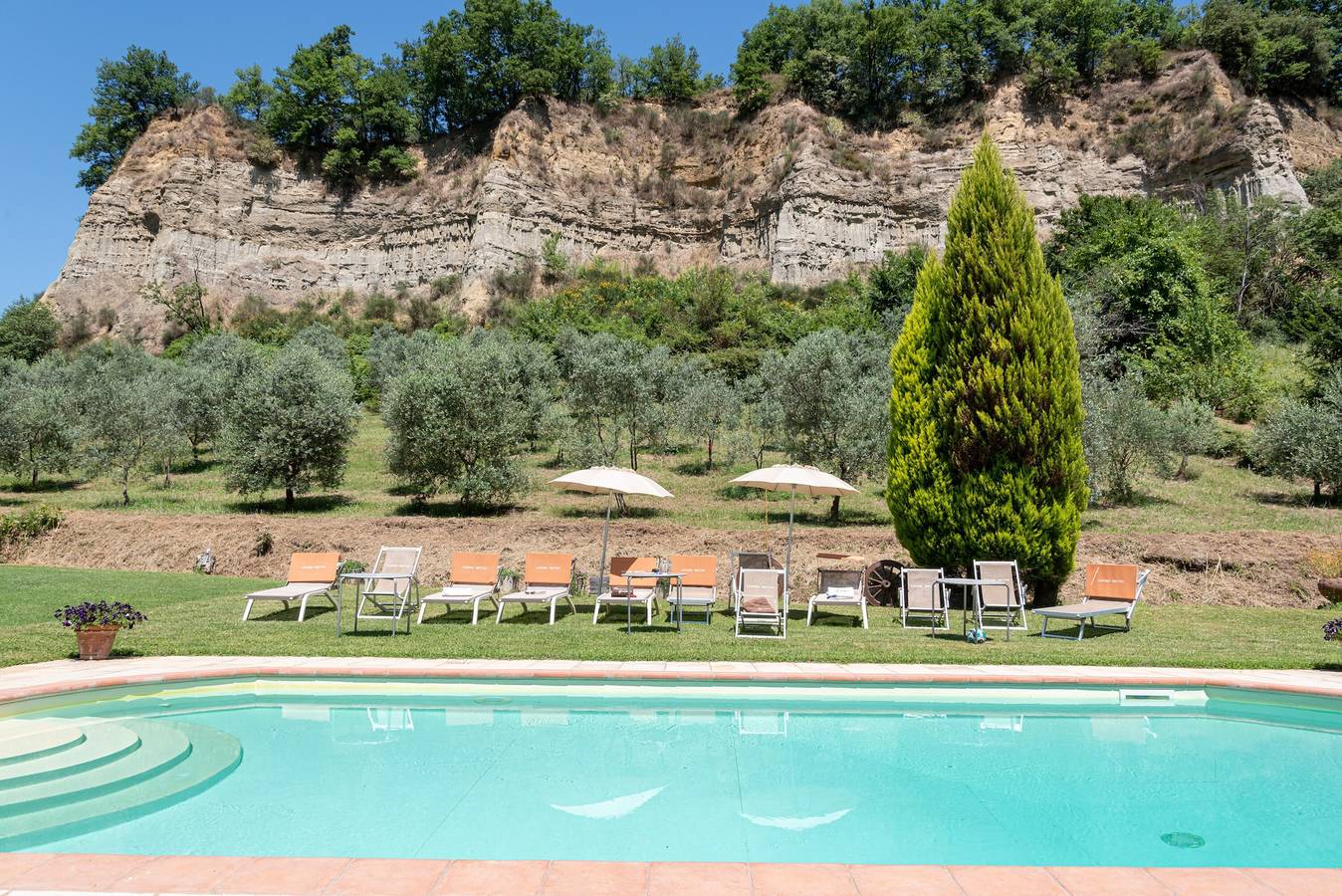 Villa 'Cascina Gretaio' con vista sulle montagne, piscina privata e Wi-Fi in Reggello, Valdarno