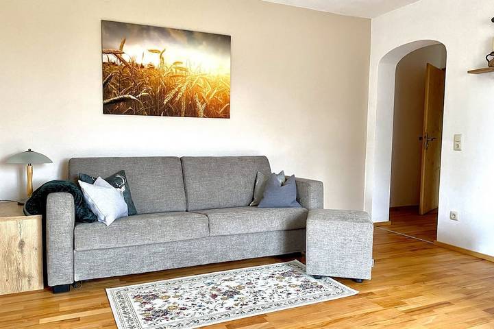 Ferienwohnung für 4 Personen, mit Balkon und Garten sowie Sauna in Grassau