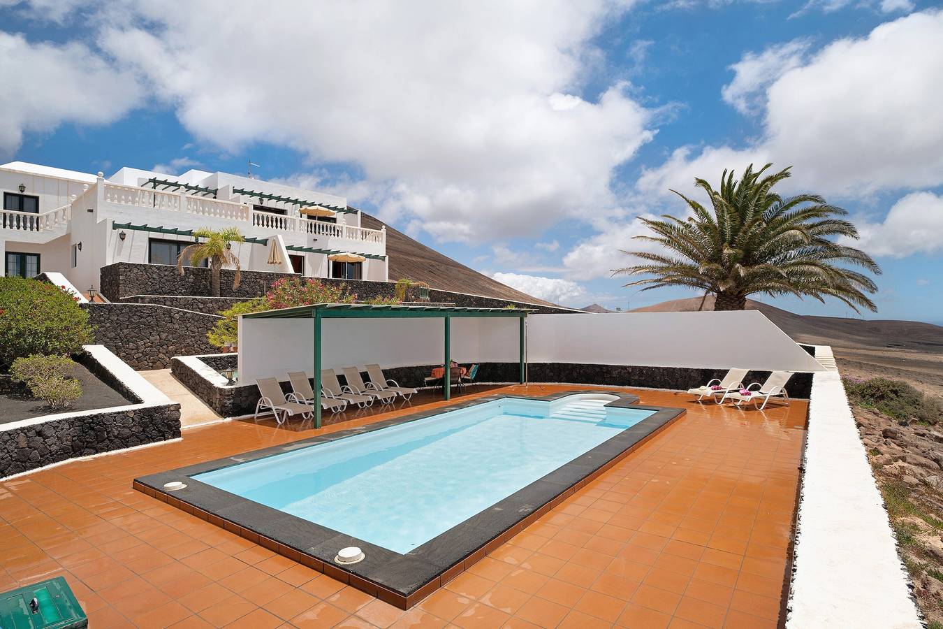 Ganze Wohnung, Ferienwohnung "La Vega de Lanzarote 3" mit Meerblick, Pool und Wlan in Tías, Lanzarote