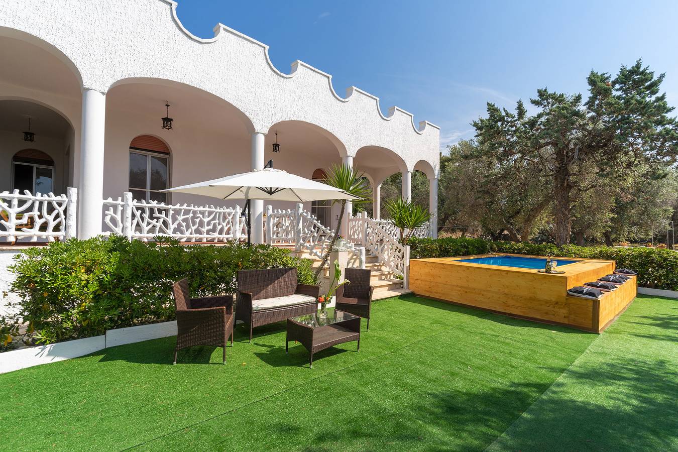 Ferienhaus für 9 Personen mit Pool in Porto Cesareo, Golf von Tarent