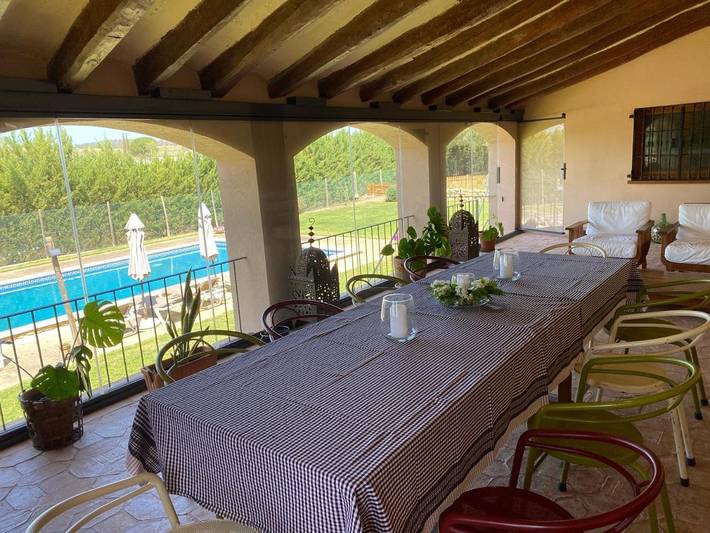 Chalet para 7 personas, con vistas además de piscina y jardín en Alt Penedès - 4