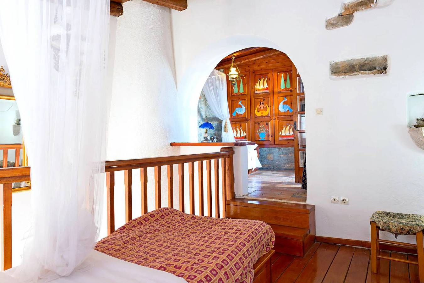 Sea view house Leonidas Sleeps 3 with balcony bbq in Lasithi