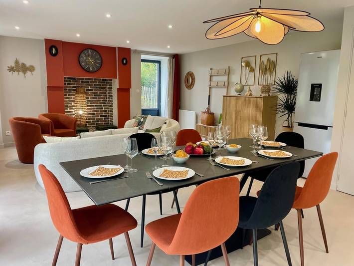 Gîte pour 7 personnes, avec jardin