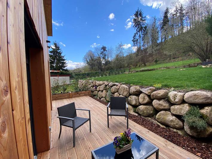 Gîte pour 3 personnes, avec jardin et terrasse