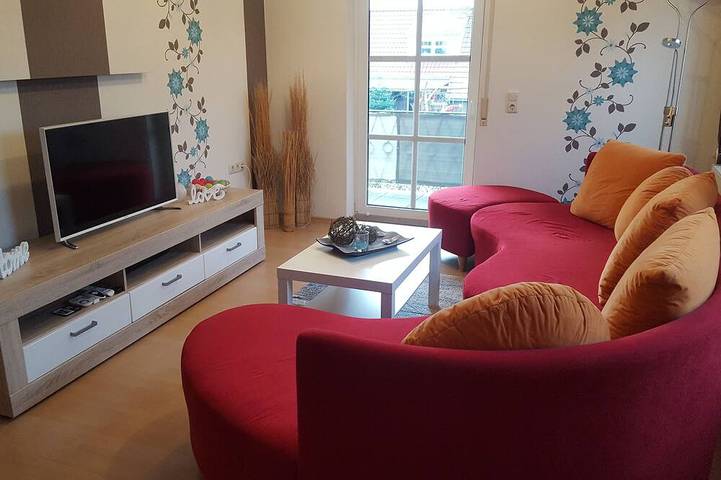 Ferienwohnung für 4 Personen, mit Balkon und Garten