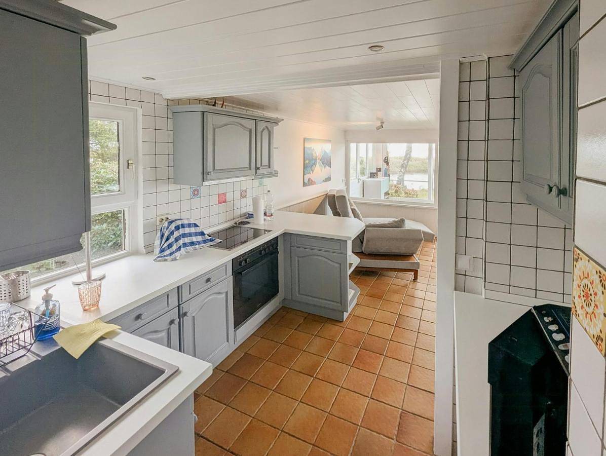Beach House With 180-Degree Sea View In Karlsminde in Karlsminde, Waabs