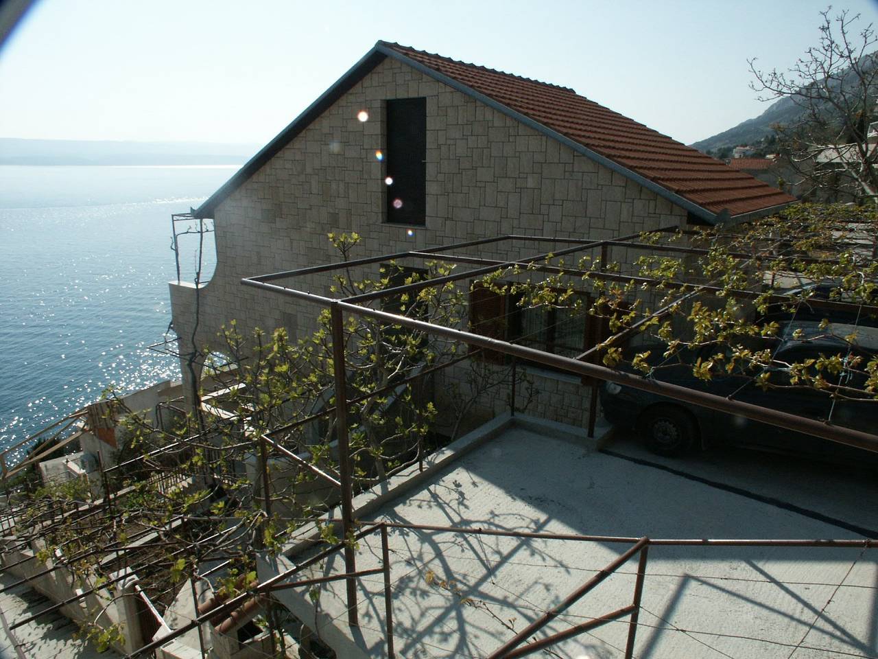 Ganze Wohnung, 2-Zimmer-Ferienwohnung am Strand Pisak, Omis A-658-b in Pisak, Omis-Riviera