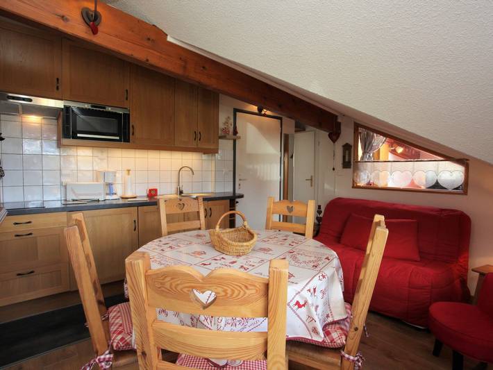 Chalet pour 4 personnes, avec terrasse dans La Toussuire