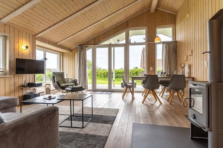 Ferienhaus für 5 Personen, mit Terrasse und Whirlpool sowie Sauna und Garten, mit Haustier an der Nordsee - 4