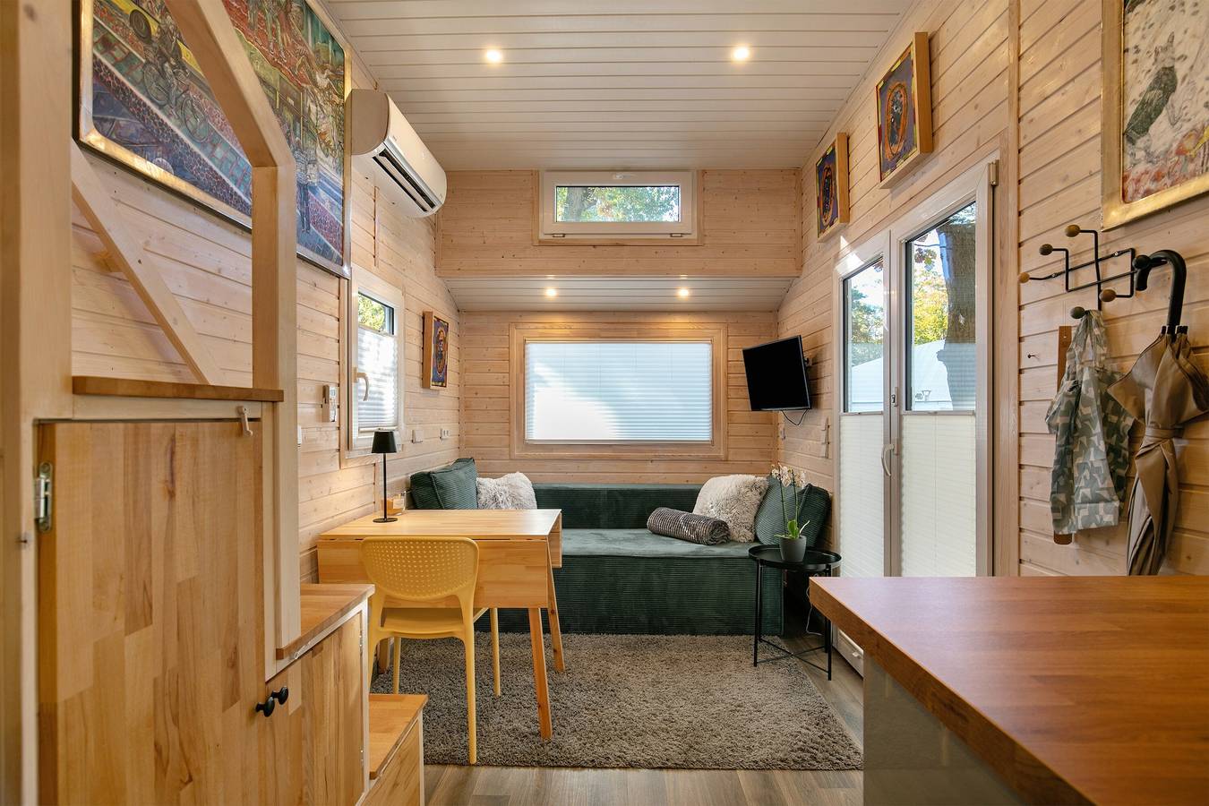 Apartamento vacacional entero, Tiny House 'Tiny House Nr 1' con terraza privada, Wi-Fi y aire acondicionado in Caputh, Schwielowsee