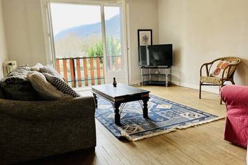 Gîte pour 6 personnes, avec balcon et jardin, animaux acceptés à Saint-Béat