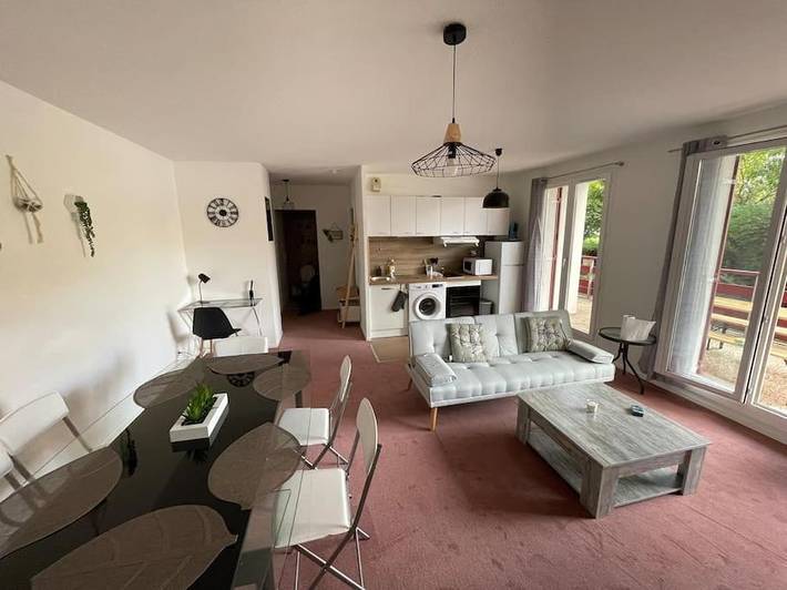 Appartement de vacances pour 3 personnes, avec jardin, animaux acceptés