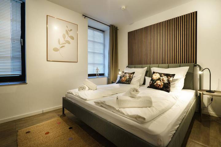 Ferienwohnung für 3 Personen, mit Terrasse und Garten