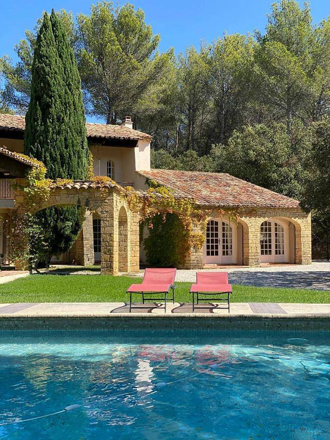 Maison de vacances pour 12 personnes, avec jardin ainsi que piscine et balcon