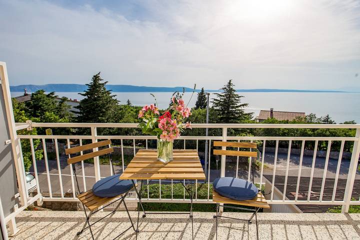 Ferienwohnung für 4 Personen, mit Balkon/Terrasse