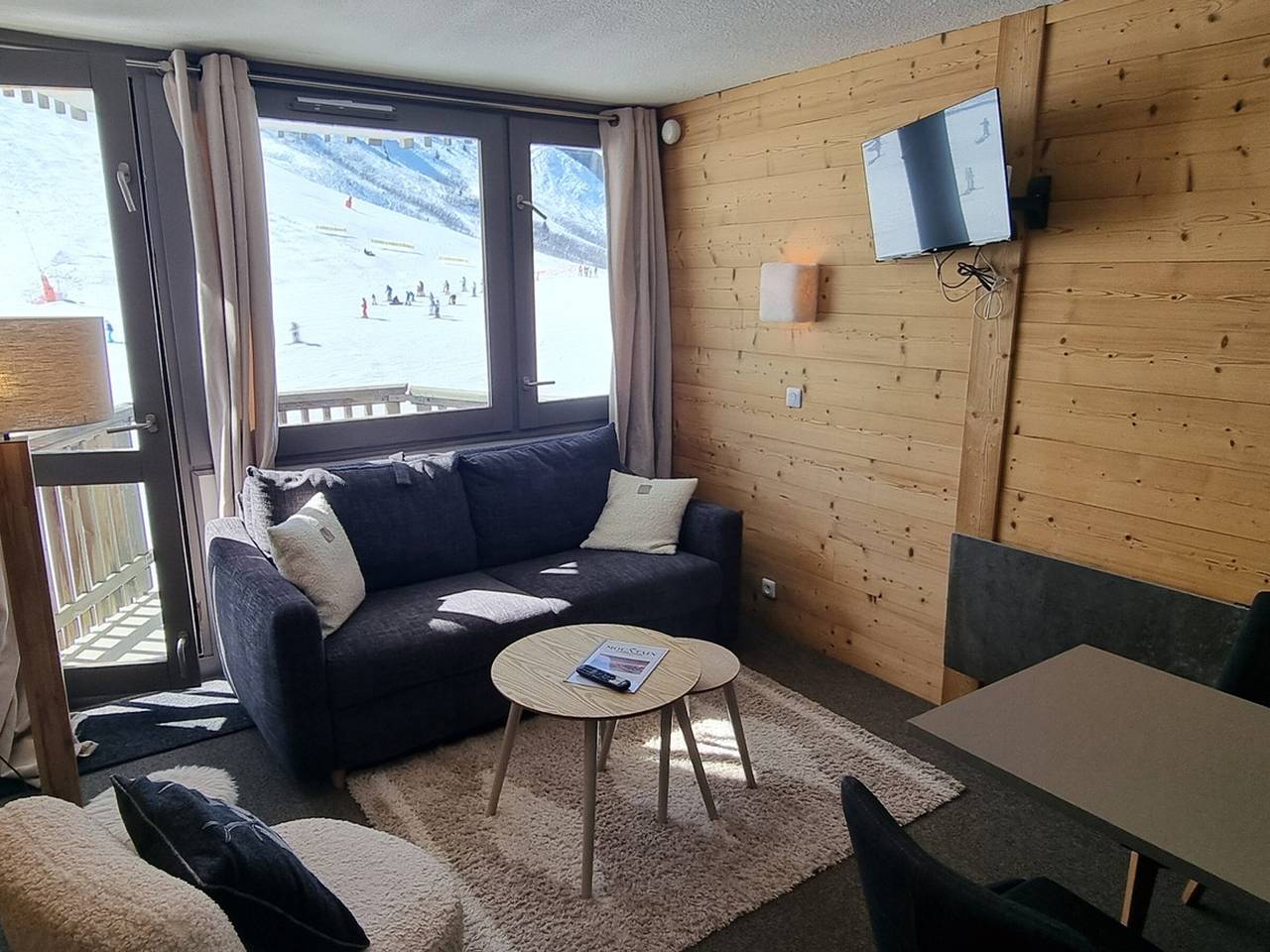 Studio entier, Studio cosy au pied des pistes avec animaux admis in Aime 2000, Aime-la-Plagne