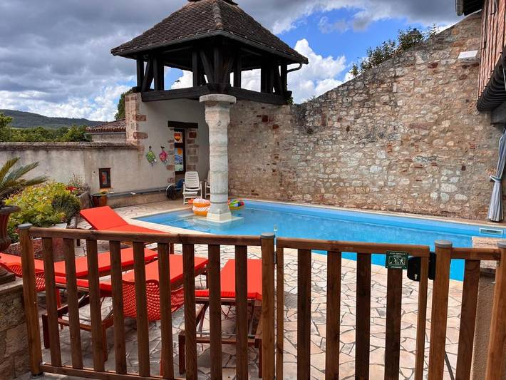 Location de vacances pour 19 personnes, avec Balcon et Terrasse ainsi que Jardin et Piscine à Labarthe-Bleys - 4