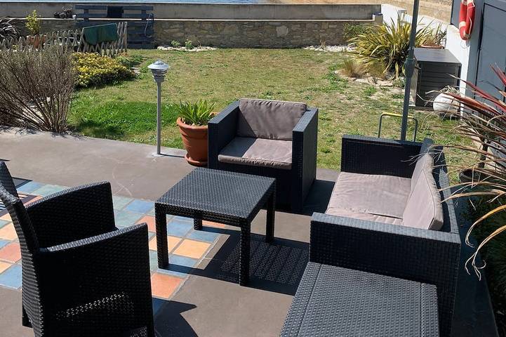 Location de vacances pour 4 personnes, avec terrasse et jardin dans Plage Lehan