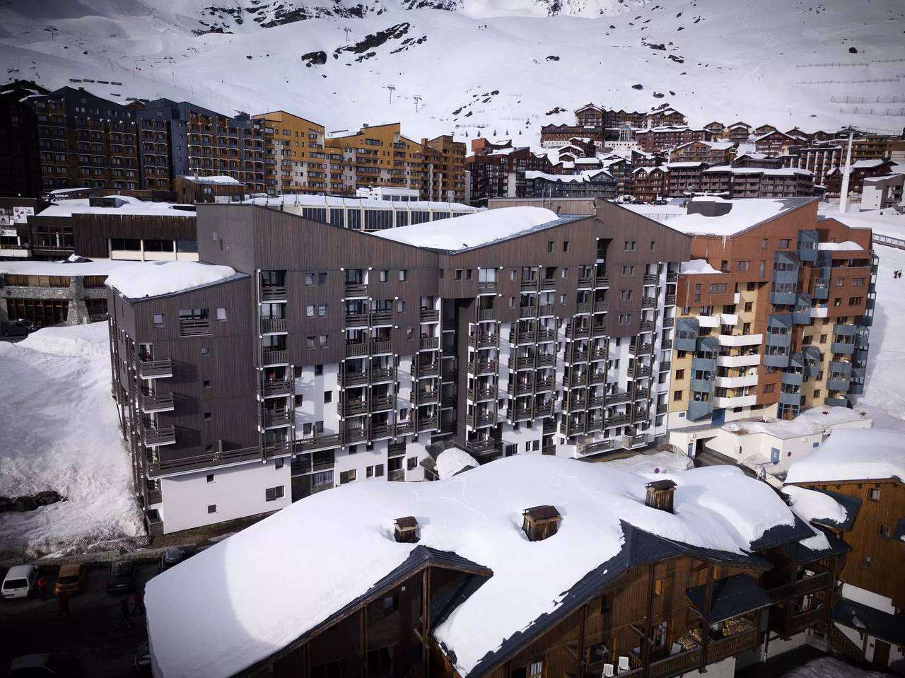 Estudio entero, Joli 2 Cabine Fields For 4 Soleil Quartier Persons in Val Thorens, Les Trois Vallées