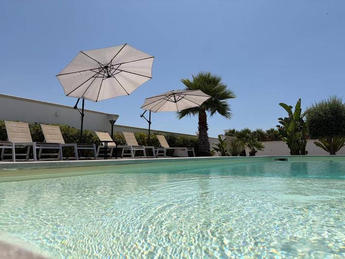 Appartement de vacances pour 10 personnes, avec vue ainsi que jardin et piscine, animaux acceptés
